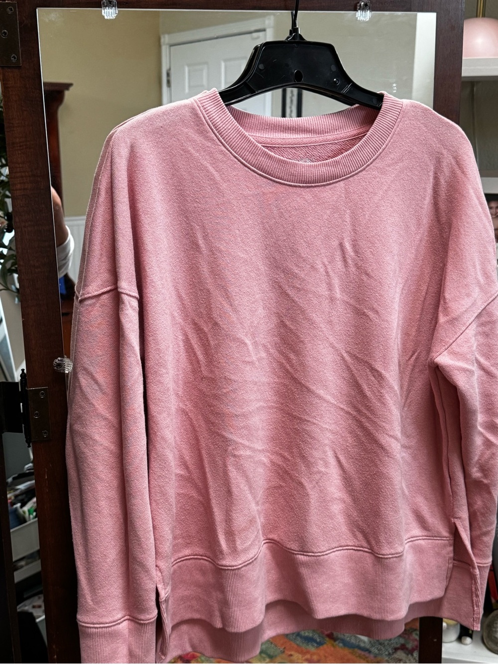 Time and Tru Light Pink Crewneck Sweatshirt